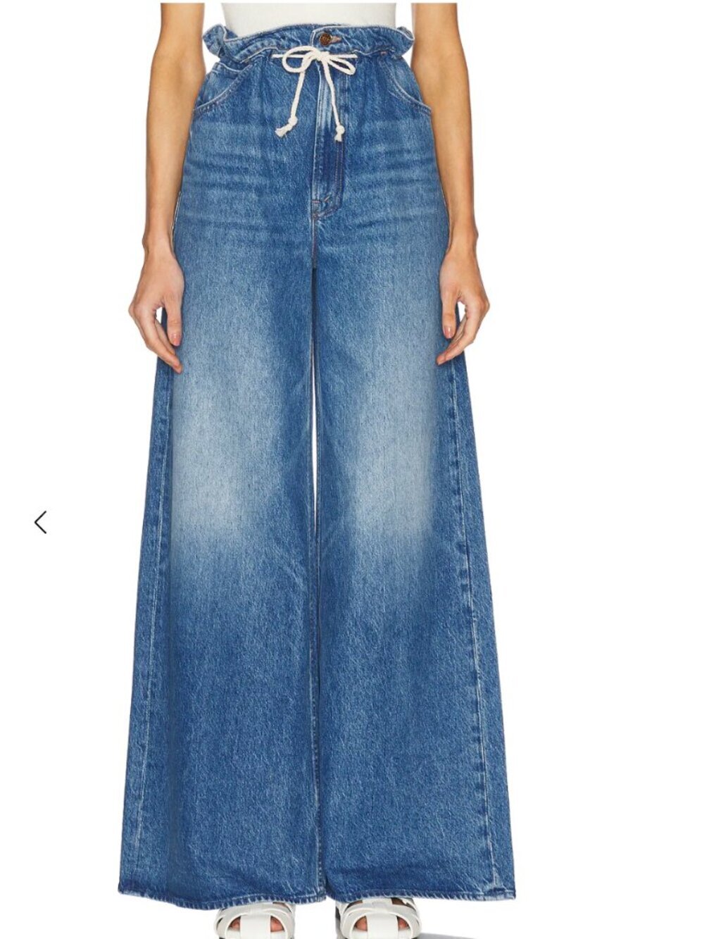 NWT MOTHER The Doggie Bag Heel Jeans in Dine N' Dash size 23